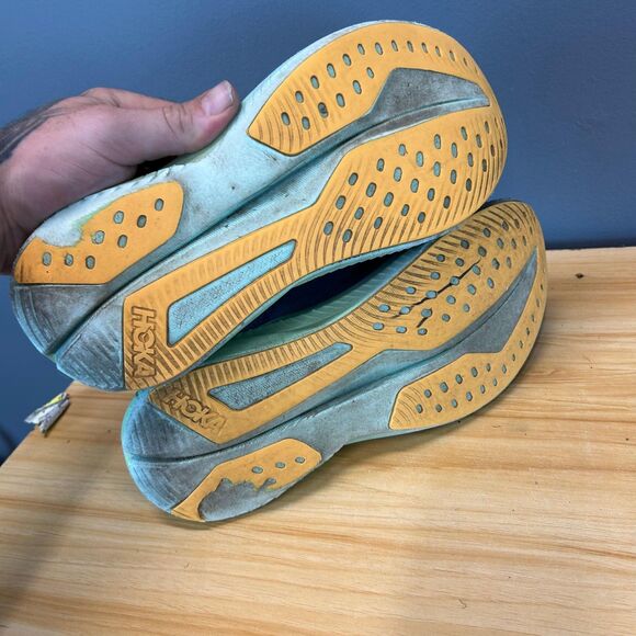 Hoka One One MACH 6 Running Sneakers Men's Size 9D Multicolor 1147790-DDW - Picture 4 of 13